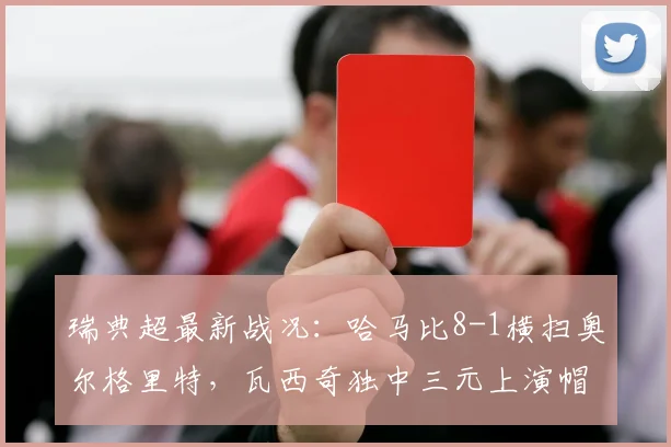 瑞典超最新战况：哈马比8-1横扫奥尔格里特，瓦西奇独中三元上演帽子戏法全记录